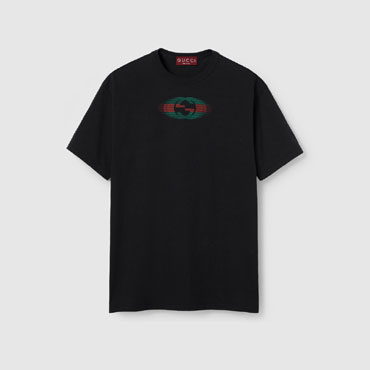 Gucci Cotton Jersey T-shirt In Black 795957 XJGQ5 1152