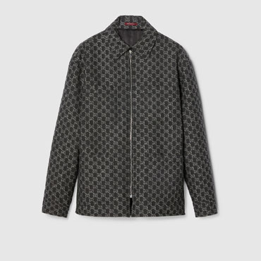 Gucci Wool Jacket With GG Shadow 803984 ZARGO 1136