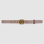 Gucci Leather belt with Double G buckle 409417 AP00T 5729