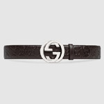 Gucci Signature leather belt 411924 CWC1N 2140