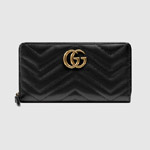 Gucci GG Marmont zip around wallet 443123 DRW1T 1000