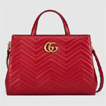 Gucci GG Marmont matelasse top handle bag 443505 DTD1T 6433