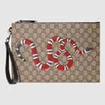 Gucci Bestiary pouch with Kingsnake 473904 GZN1N 8666