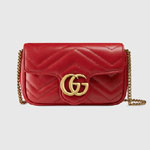 Gucci GG Marmont matelasse leather super mini bag 476433 DTDCT 6433