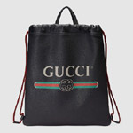 Gucci Print leather drawstring backpack 494053 0GCBT 8163