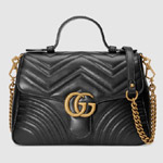 Gucci GG Marmont small top handle bag 498110 DTDIT 1000