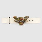 Gucci Queen Margaret leather belt 499637 0GUDT 9075