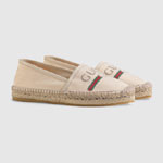 Gucci logo canvas espadrille 525882 9SJ10 9074