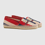 Gucci logo Sylvie canvas espadrille 525882 9SP10 9094