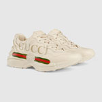 Rhyton Gucci logo leather sneaker 528892 DRW00 9522