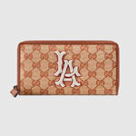 Gucci Original GG zip around wallet LA Angels patch 547791 9Y9FT 9578