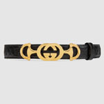 Gucci Leather belt Interlocking G Horsebit 550122 0YKNG 1000