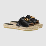 Gucci Leather espadrille sandal 573028 BKO00 1000