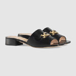 Gucci Zumi leather slide sandal 602415 C9D00 1000