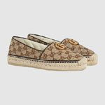 Gucci Womens GG matelasse canvas espadrille 621239 KQWM0 9765