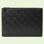 Gucci GG embossed pouch 646449 1W3AN 1000