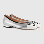 Gucci ballet flat with G applique 658904 CQXN0 9069