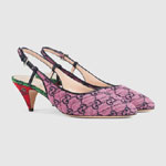 Gucci GG Multicolor mid heel pump 659574 2UZO0 5292