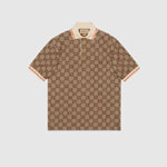 Gucci GG Cotton Silk Polo Shirt 742384 XJFGU 2270