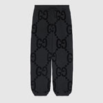 Gucci GG Flocked Print Cotton Fleece Sweatpant 768502 XJF37 1868