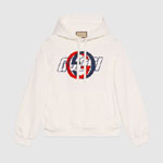 Gucci Cotton Jersey Hooded Sweatshirt In Off White 770839 XJGA2 9314