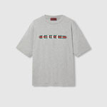 Gucci Printed Cotton Jersey T-shirt In Grey 784361 XJGM9 1230