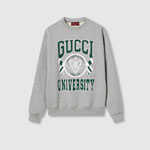 Gucci Cotton Jersey Printed Sweatshirt In Grey 784413 XJGU7 1230