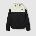 Gucci Technical Cotton Canvas Hooded Jacket 787197 ZARAK 1043