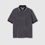 Gucci GG Cotton Piquet Jacquard Polo Shirt 788024 XJG5N 4137