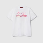 Gucci Printed Cotton Jersey T-shirt In White 788093 XJG1J 9082