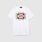 Gucci Printed Cotton Jersey T-shirt In White 788093 XJGL3 9669