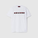 Gucci Printed Cotton Jersey T-shirt In White 788093 XJGL6 9074