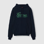 Gucci Embroidered Cotton Jersey Hooded Sweatshirt 788771 XJGQK 4215