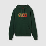 Gucci Printed Cotton Jersey Hooded Sweatshirt 788771 XJGQO 3039