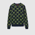 Gucci GG Cotton Jacquard Crewneck Sweater 791043 XKD35 0401