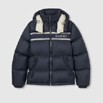 Gucci Nylon Puffer Jacket In Navy 794822 Z8BTA 4215