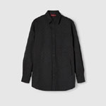 Gucci GG Canvas Shirt In Black 794906 ZAF4S 1000