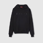 Gucci Cotton Jersey Hooded Sweatshirt In Black 795557 XJGVF 1043