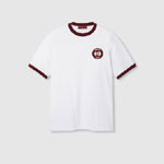 Gucci Cotton Jersey T-shirt In White 795939 XJGRG 9692