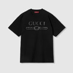 Gucci Embroidered Cotton Jersey T-shirt 796395 XJG36 1043