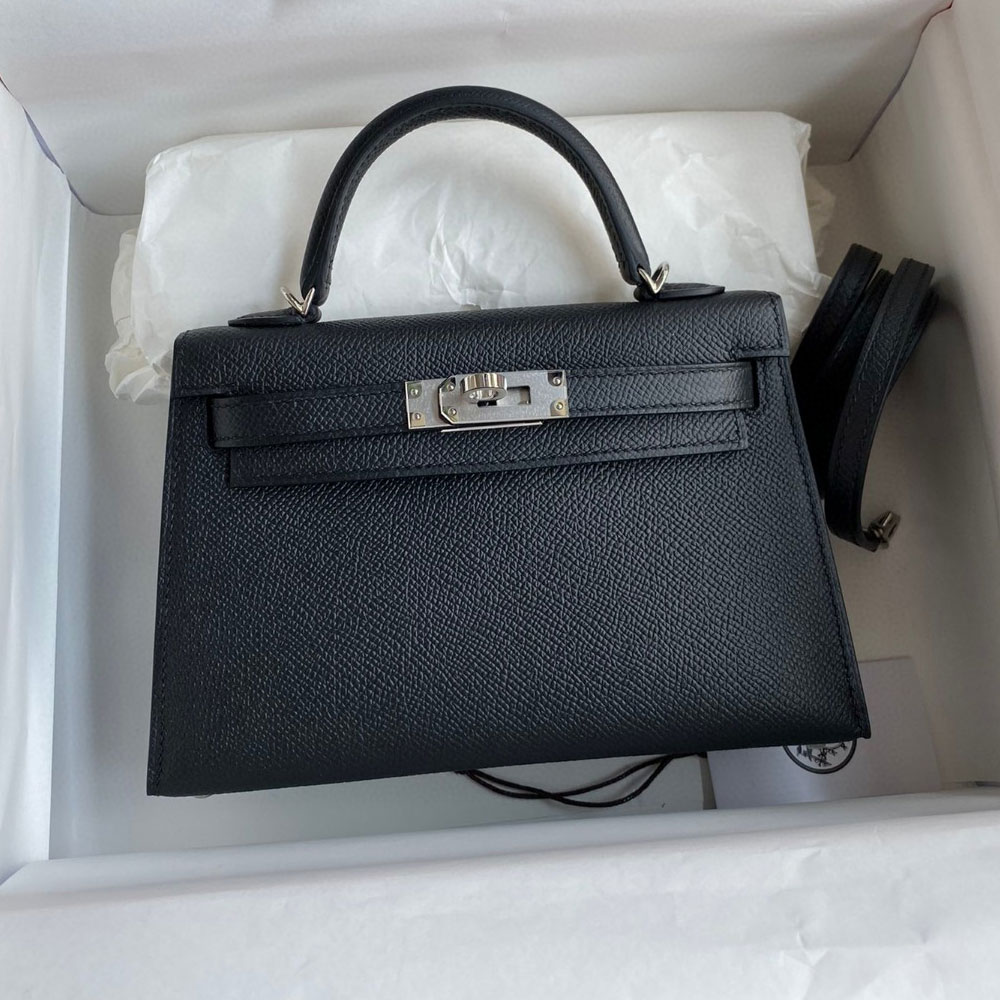 Hermes Mini Kelly II Epsom in Black H0276190003: Image 1