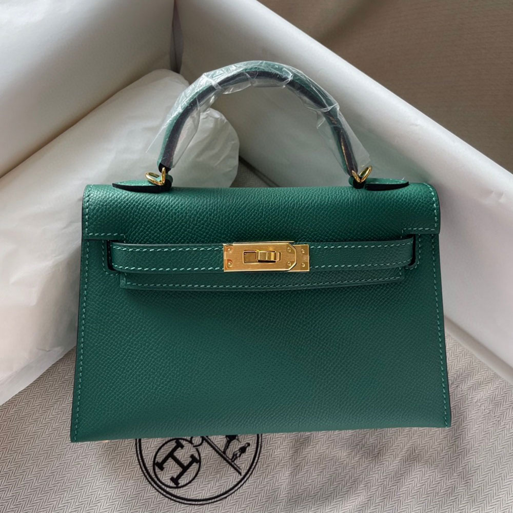 Hermes Mini Kelly II Epsom in Green H0276190009: Image 1