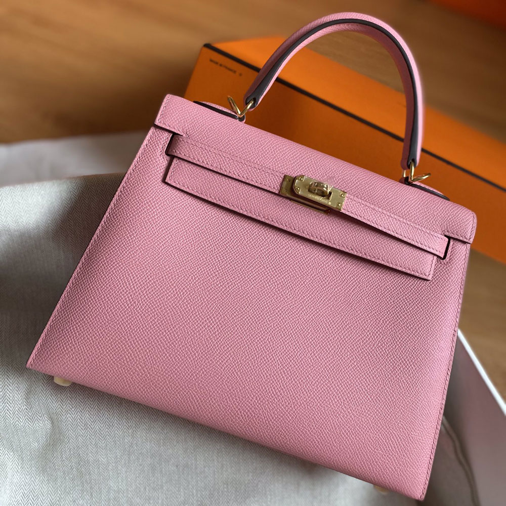 Hermes 25cm Kelly Sellier in Pink Epsom H027629C002: Image 1