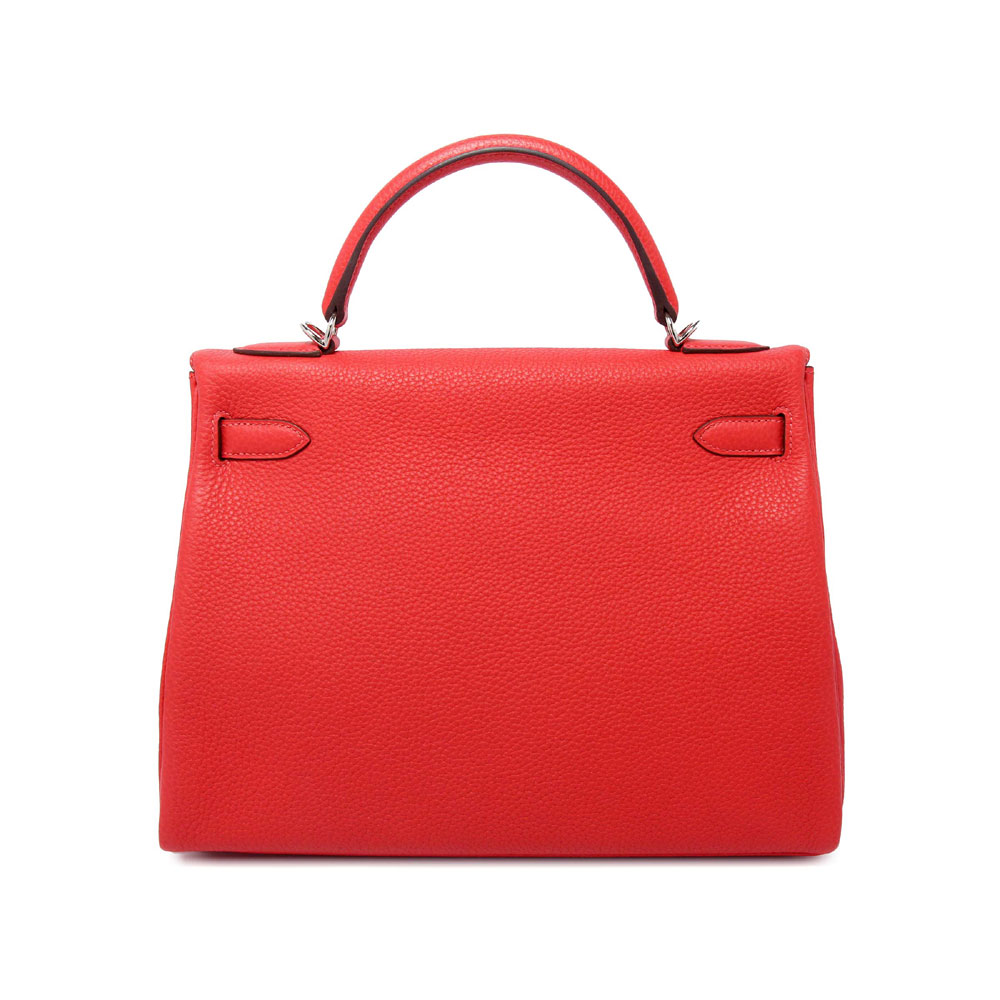 Hermes Kelly Pivoine Clemence Palladium H027631CAW5: Image 2