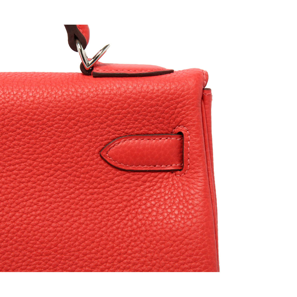 Hermes Kelly Pivoine Clemence Palladium H027631CAW5: Image 4