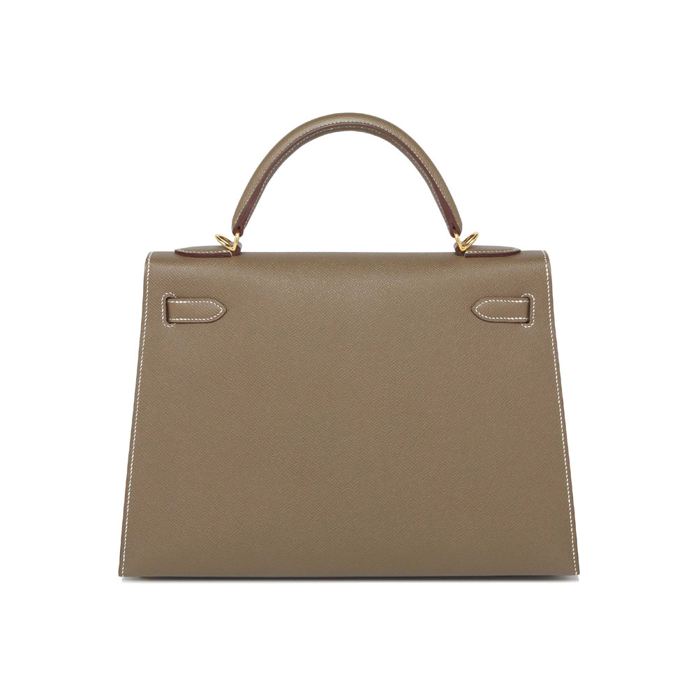 Hermes Kelly Etoupe Sellier Epsom Gold H027631CC37: Image 2