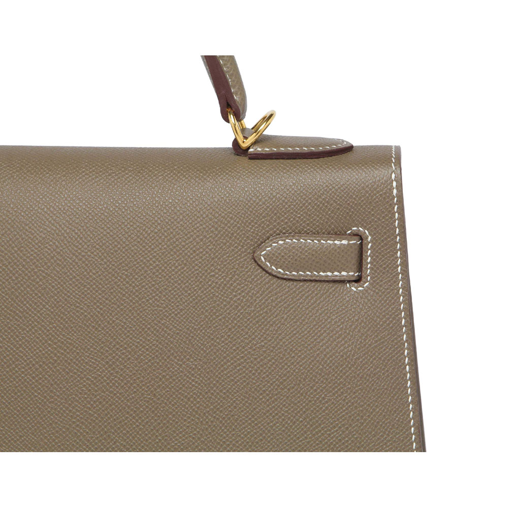 Hermes Kelly Etoupe Sellier Epsom Gold H027631CC37: Image 4