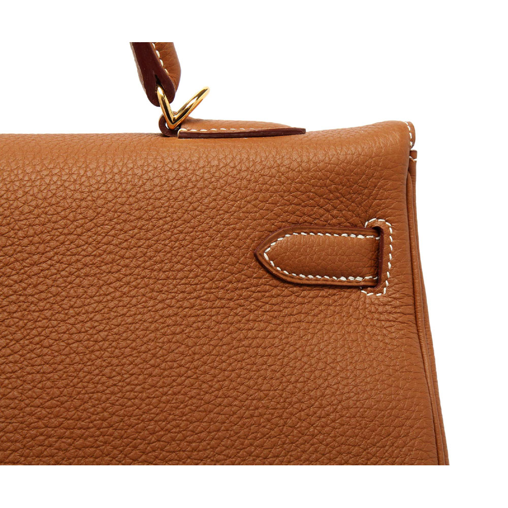 Hermes Kelly Gold Togo Gold H027631CK36: Image 4