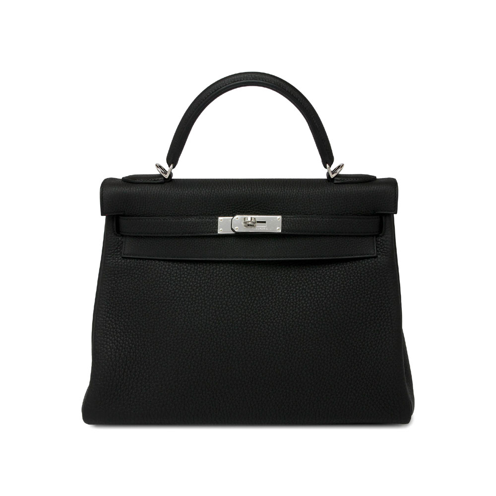 Hermes 32cm Black Togo Kelly Bag H027631CK89: Image 1