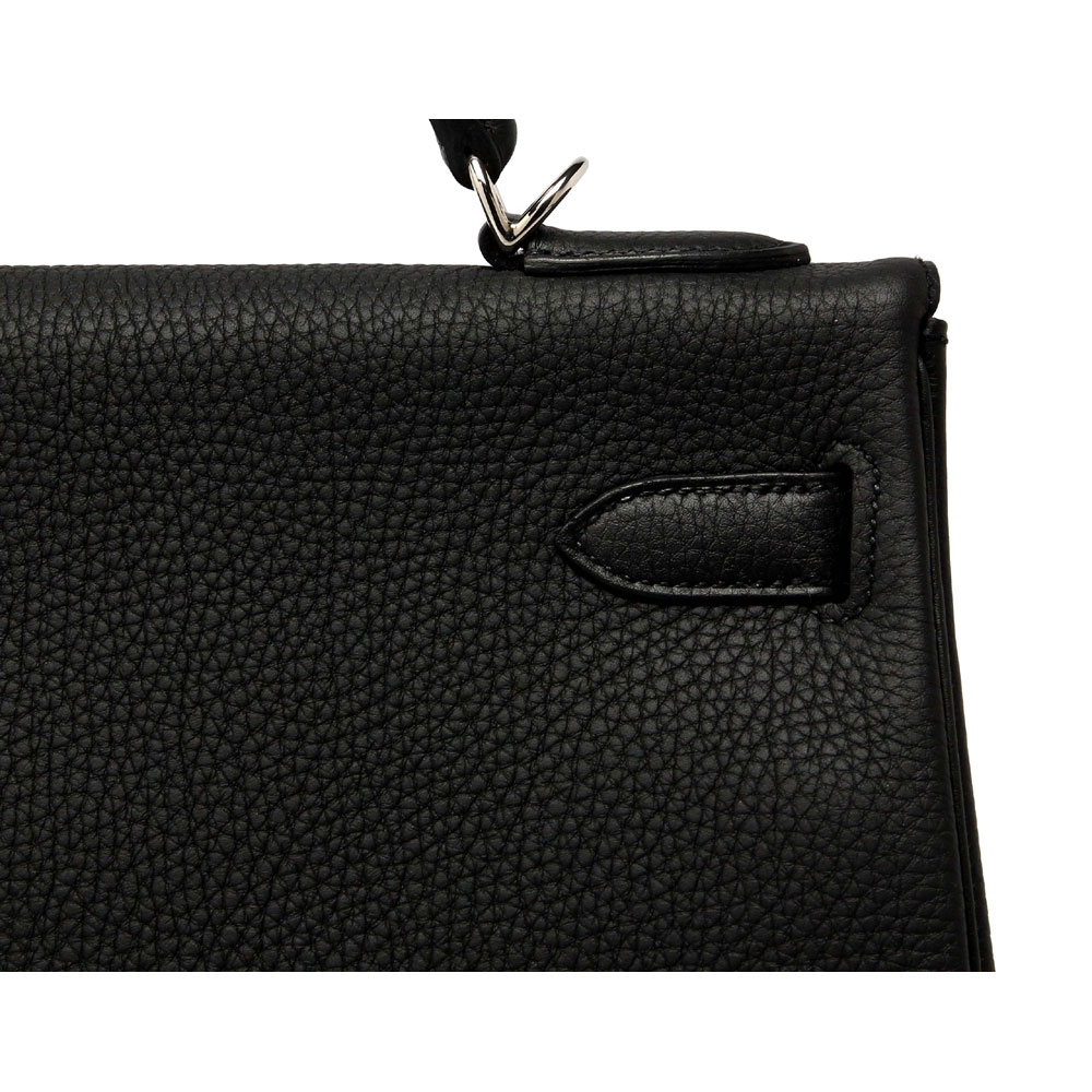 Hermes 32cm Black Togo Kelly Bag H027631CK89: Image 4